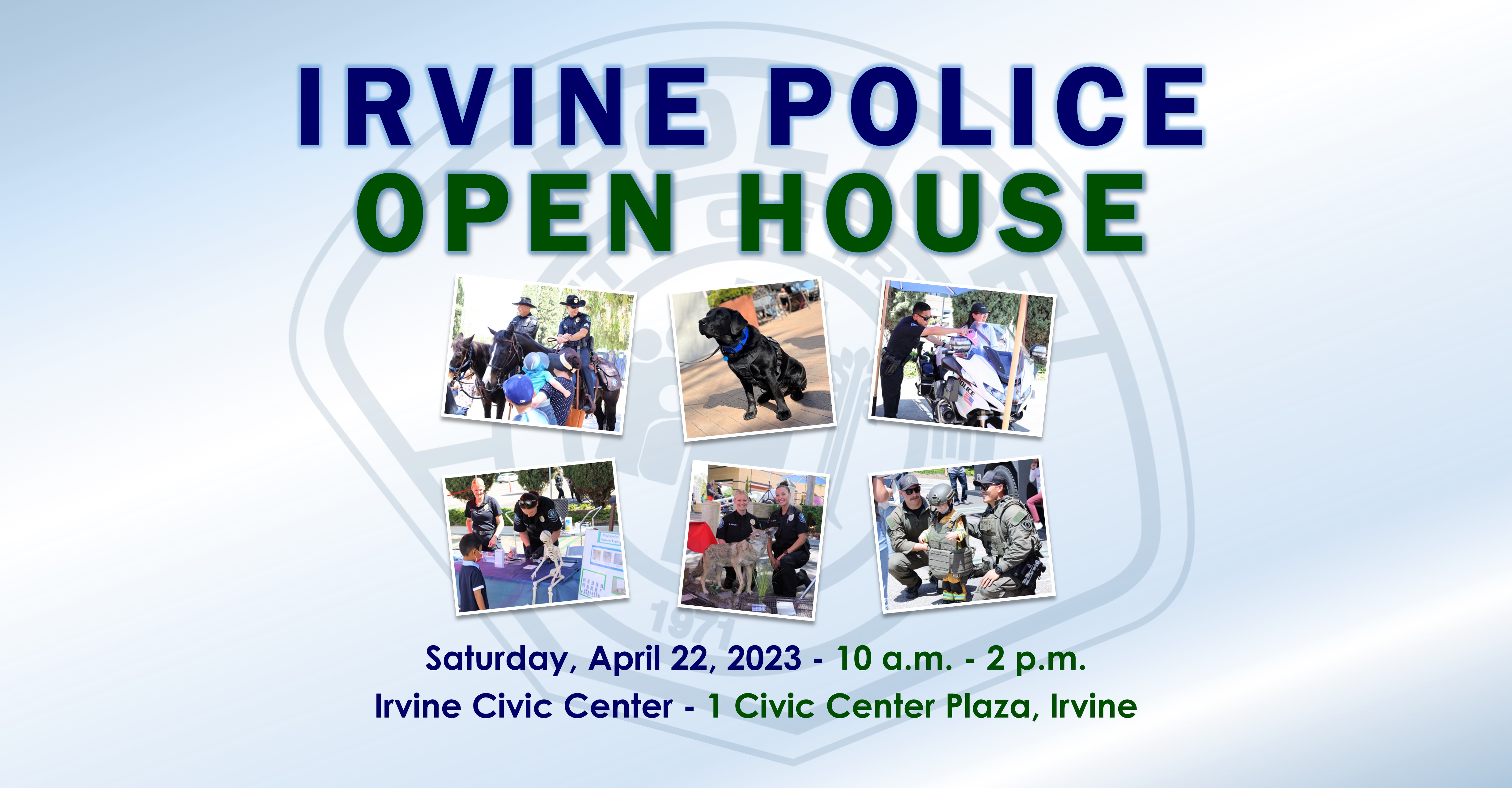 Irvine Police Department to Host Open House City of Irvine